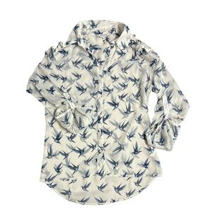 Sheer bird top
